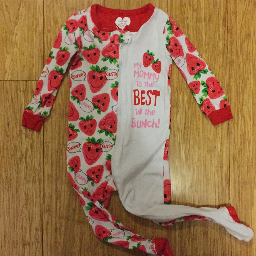 Children’s Place strawberry sleeper